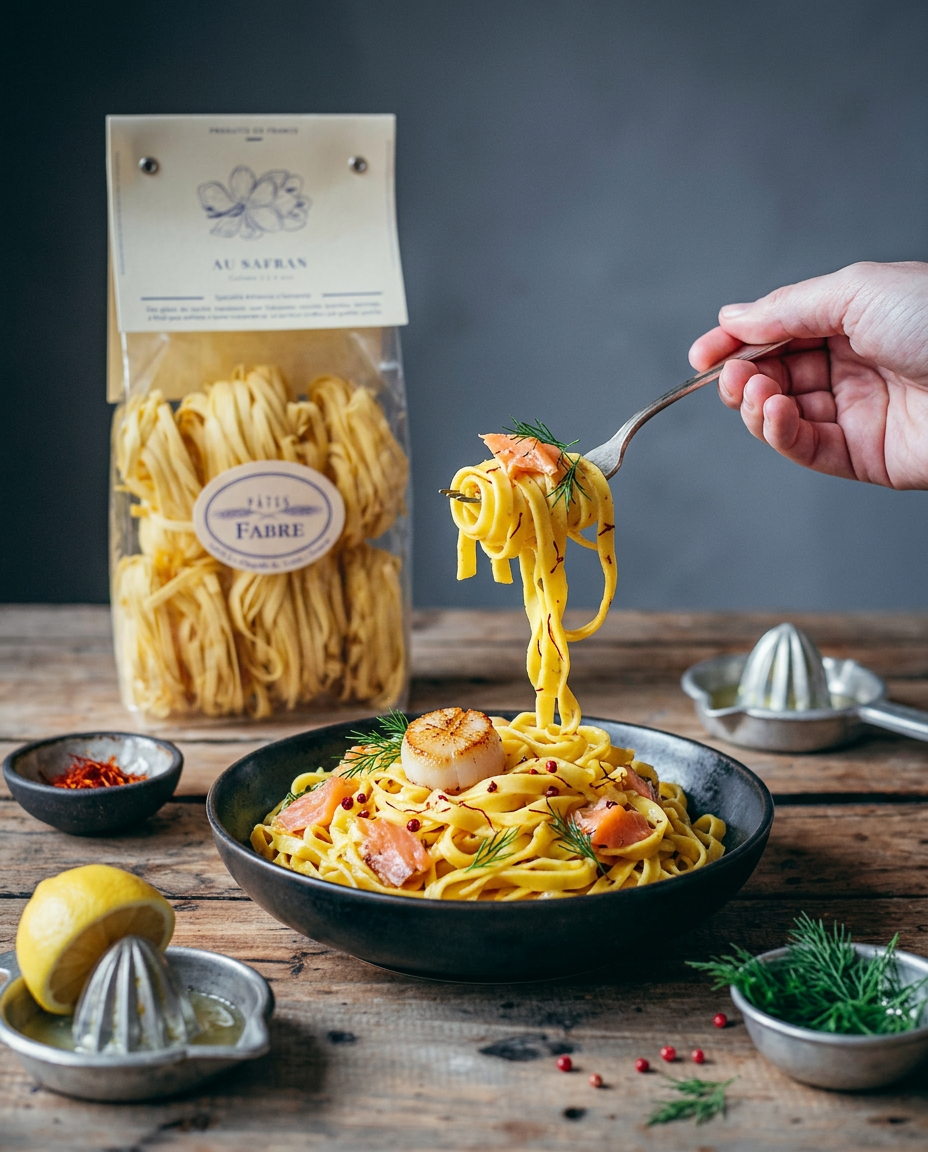 Pâtes - Tagliatelle au Safran