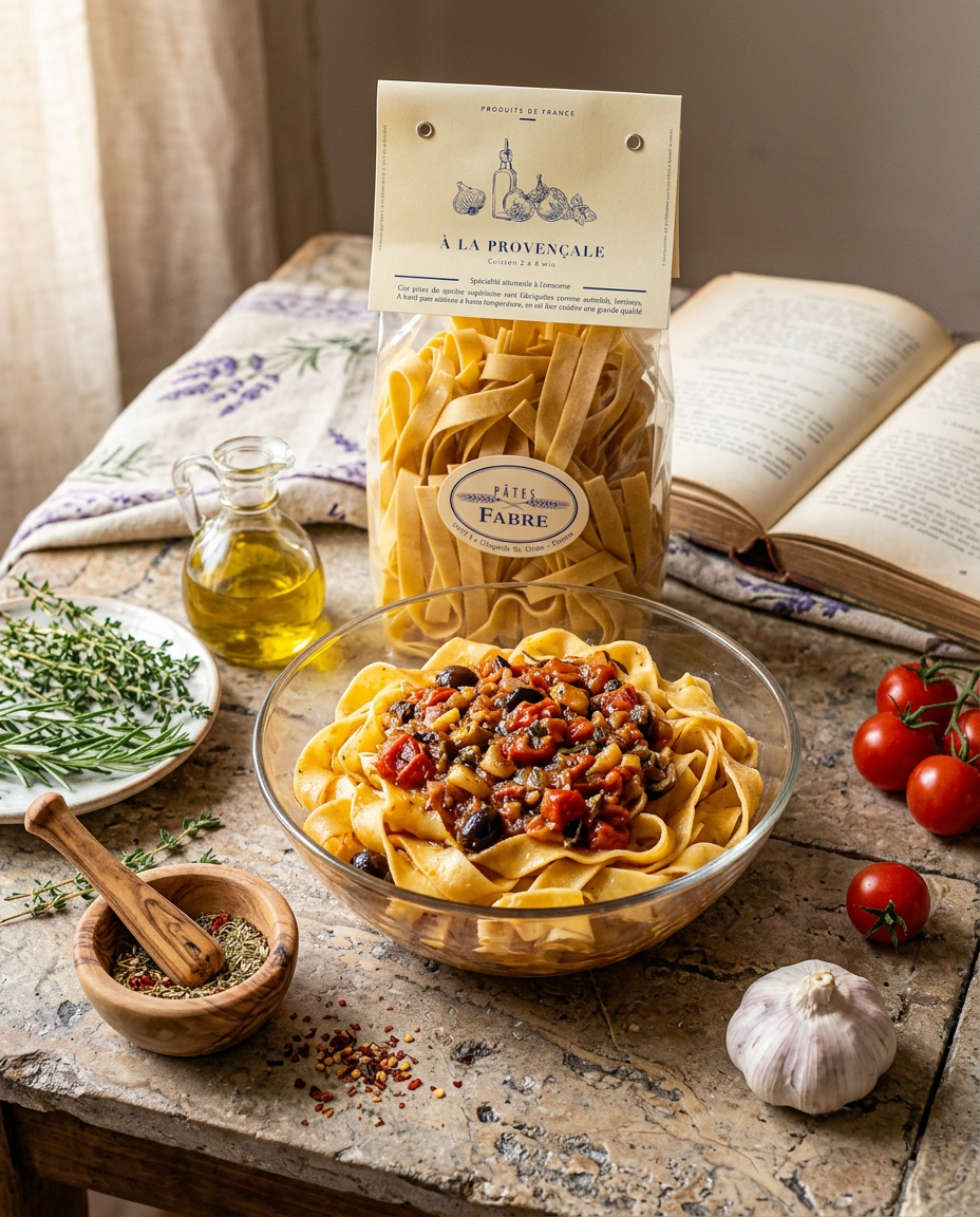 Pâtes - Parpadelles à la Provencale