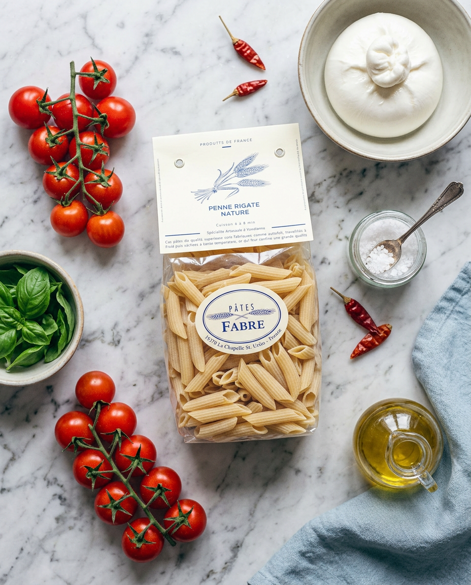 Pâtes - Penne Rigate Nature