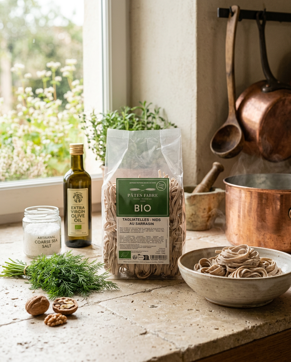Pâtes BIO - Tagliatelles Nids au Sarrasin